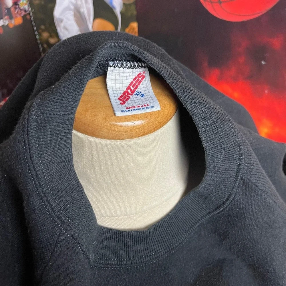 Vintage‎ The Cosby Show 80s Bill Cosby TV Promo Sweatshirt Black Rare Sz Large